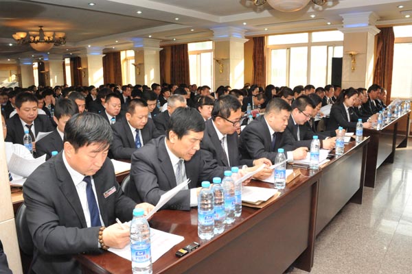 兰州人生就是博股份公司召开2014年度“决战二、三季度”劳动竞赛发动大会