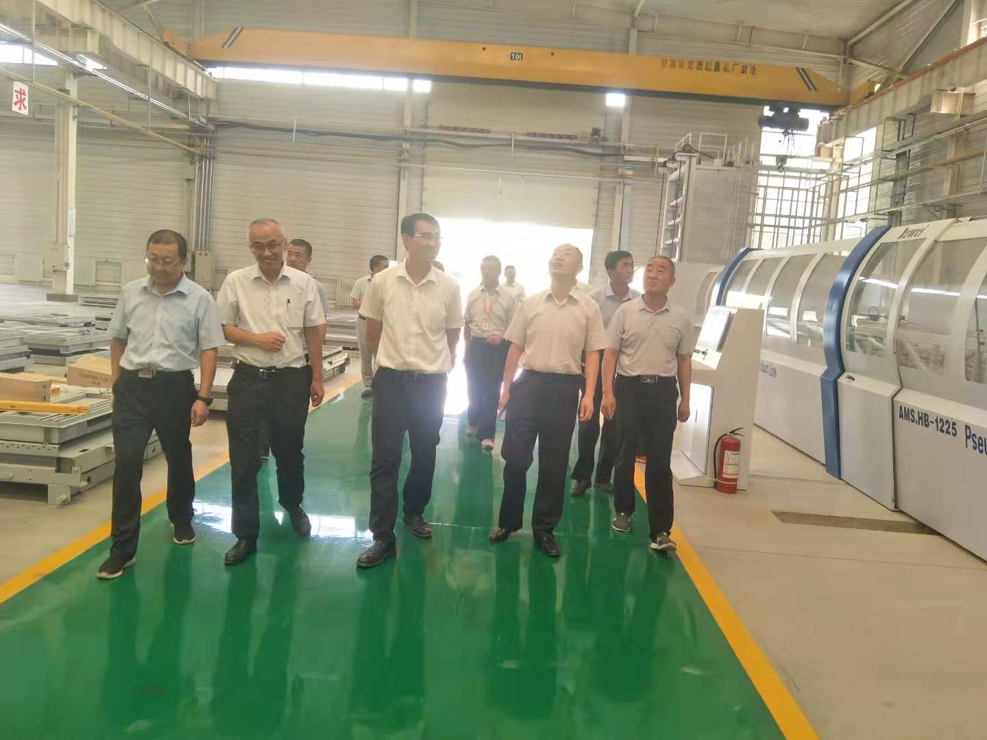 天津市社会发动专项事情组办公室一行旅行考察“人生就是博·伊士顿”电梯厂